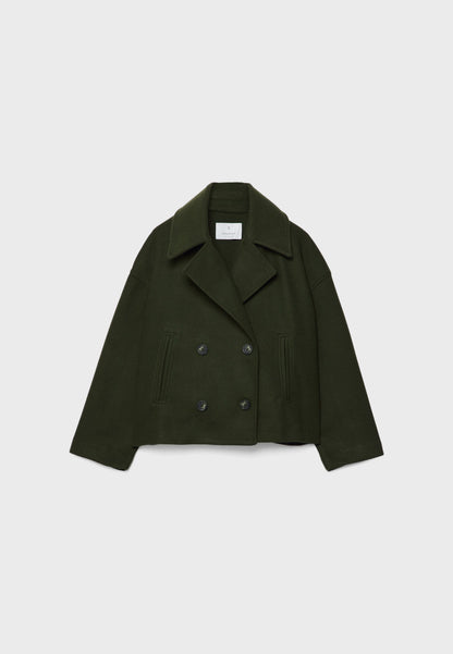 Élodie Cropped Double-Breasted Jas