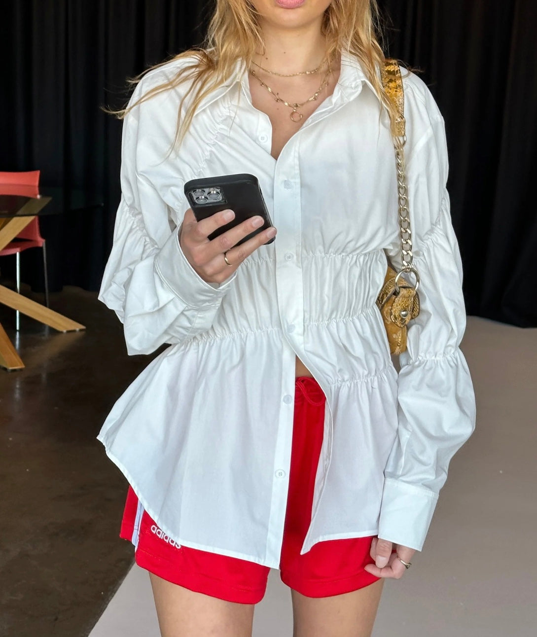 Jenna Scrunched Blouse