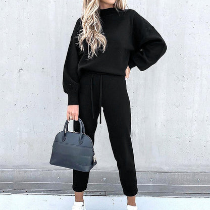 Amalya Cozy Co-Ord Set met Ballonmouwen