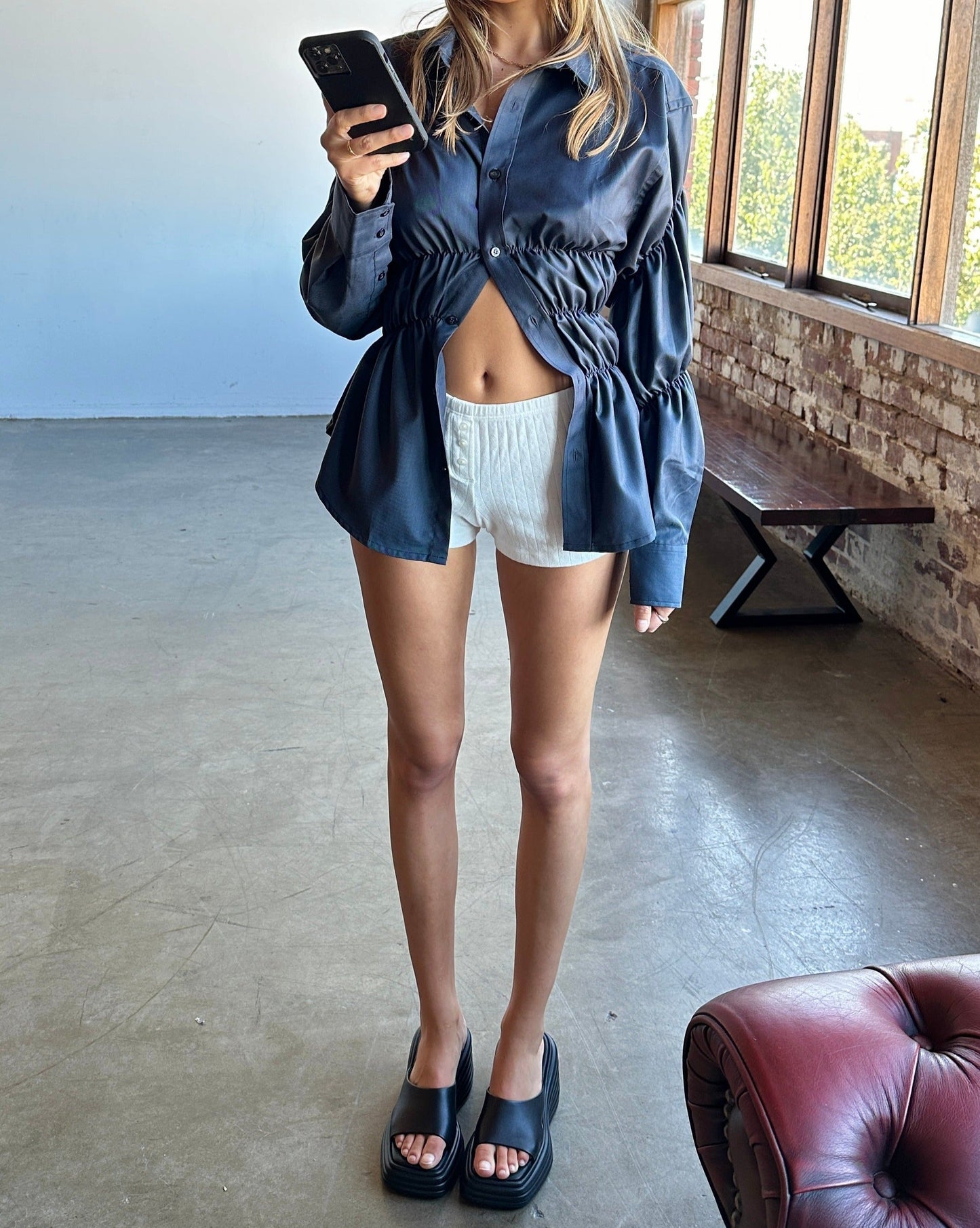 Jenna Scrunched Blouse