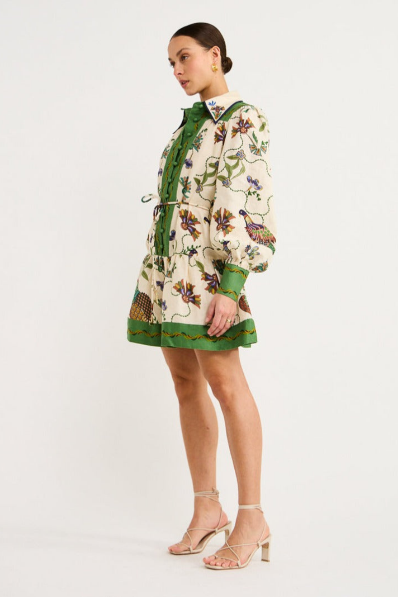Paris Mini Jurk met Bloemenprint