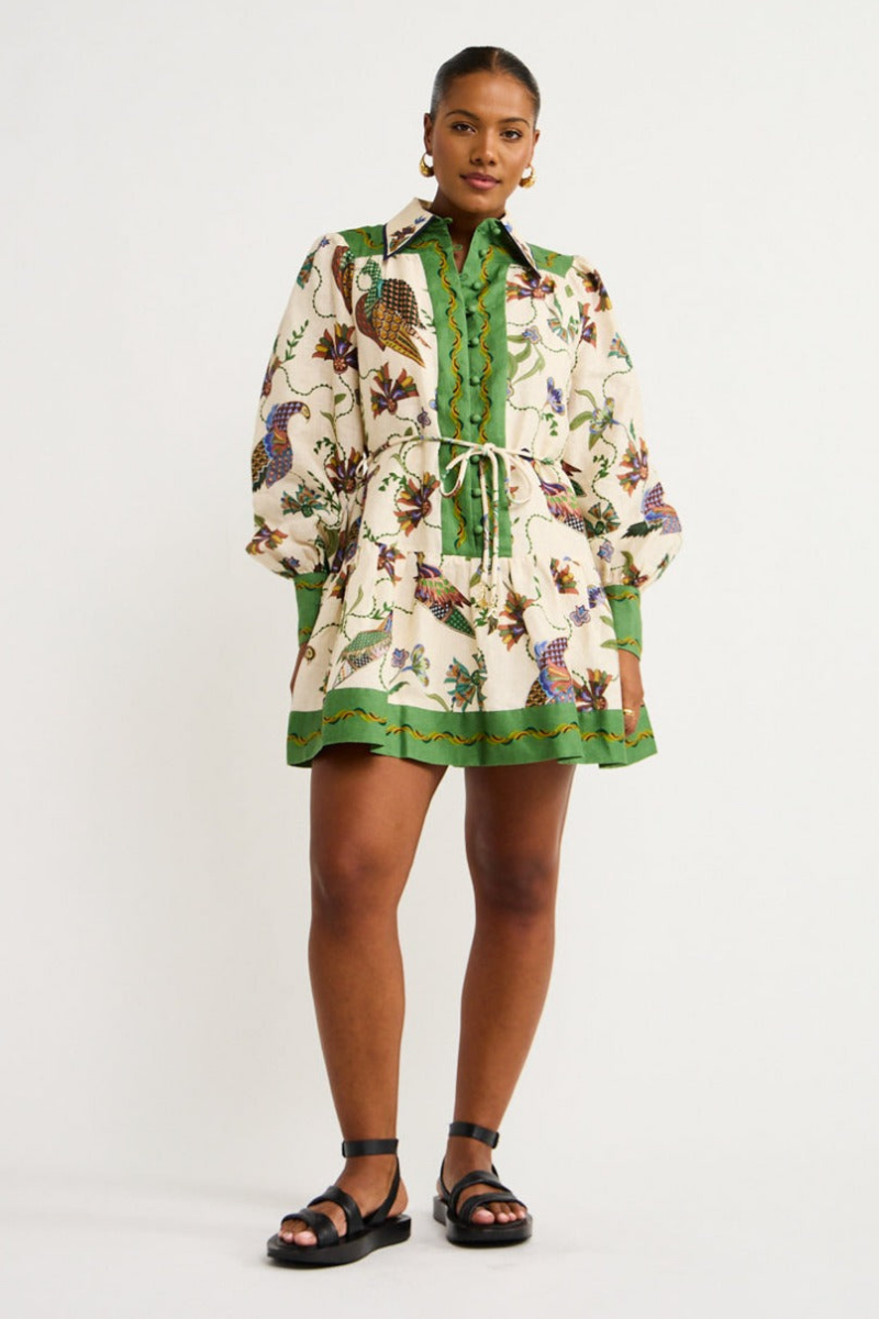 Paris Mini Jurk met Bloemenprint