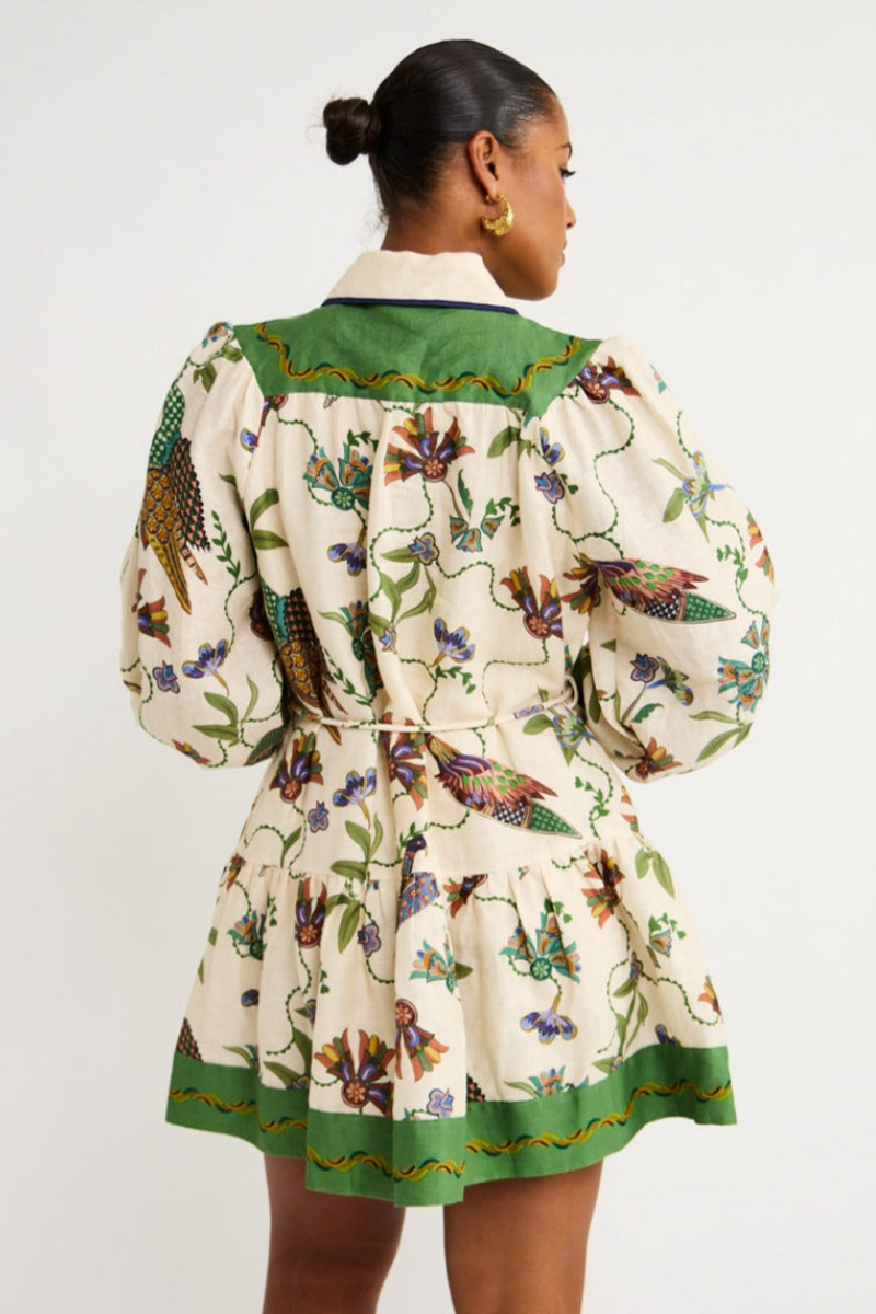 Paris Mini Jurk met Bloemenprint