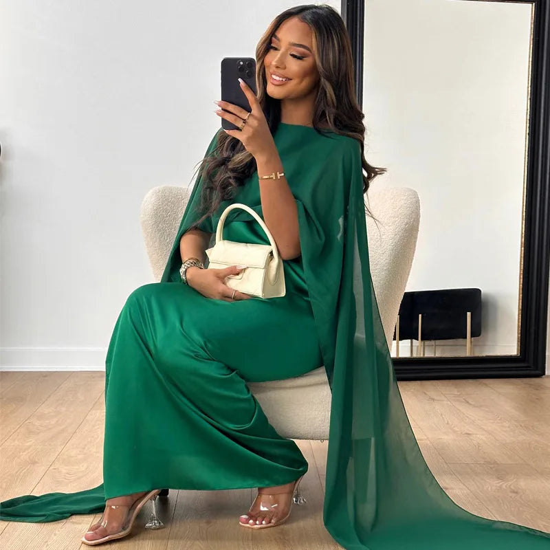 Serena Satin Glow Jurk