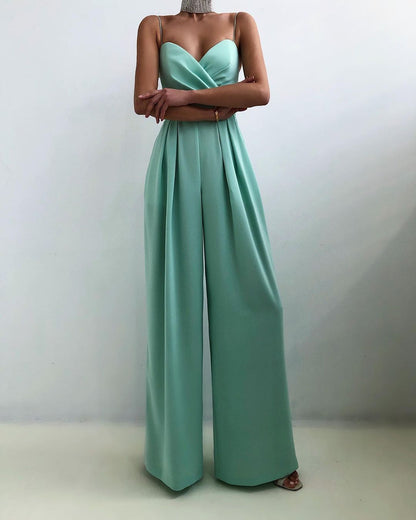 Noély Elegante Jumpsuit met Verleidelijke Schouderbanden