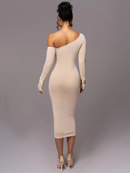 Nina Elegante Midi Jurk