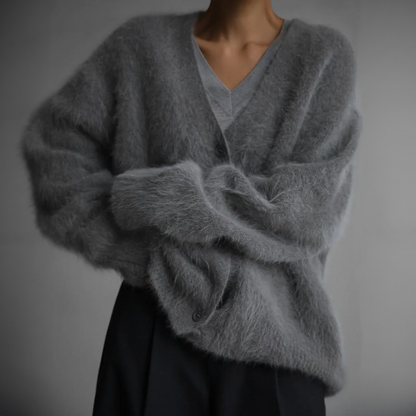 Dames kasjmier los vest