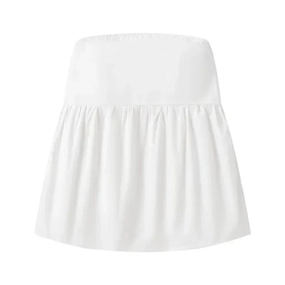 Elva Zomerse Off-Shoulder Top met Strapless Design