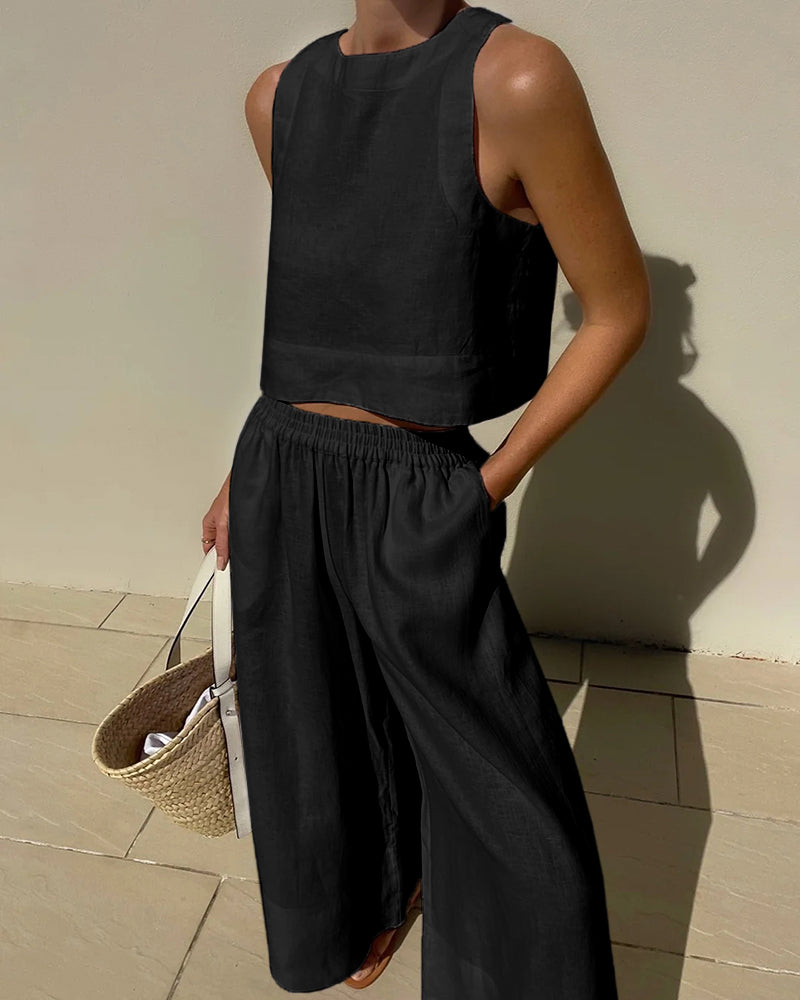 Solina – Mouwloze Zomerset met Shorts