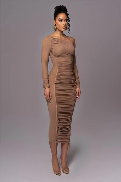 Nina Elegante Midi Jurk