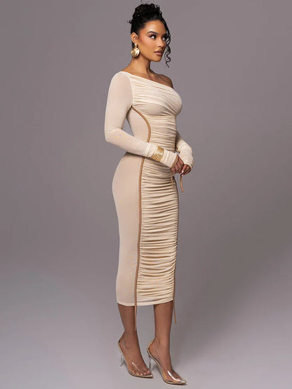 Nina Elegante Midi Jurk