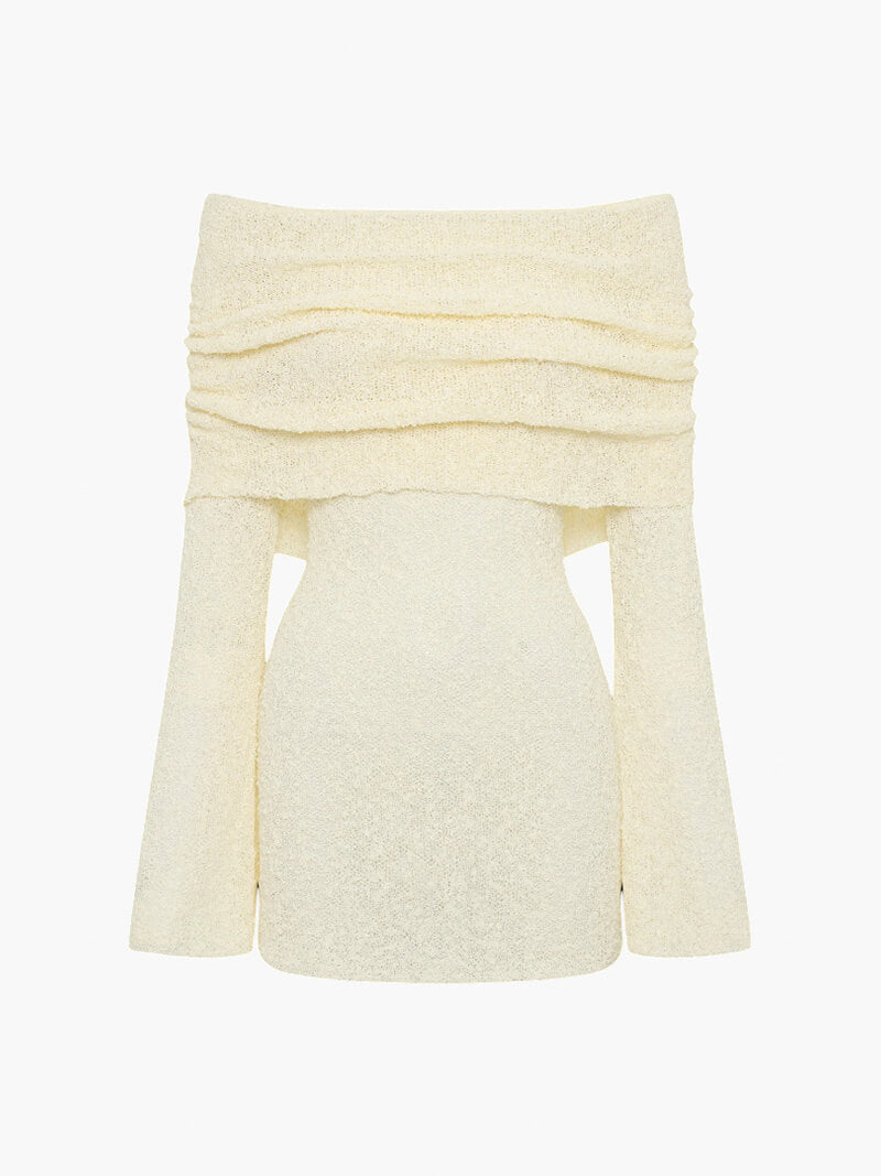 Off shoulder Mini Jurk