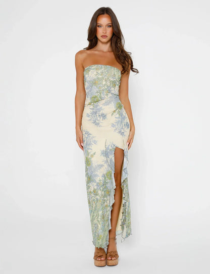 Diana Maxi Jurk met Bloemenprint