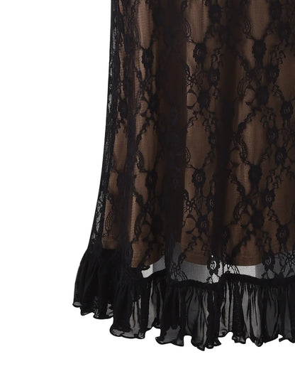 Noir Élancé Maxi Jurk