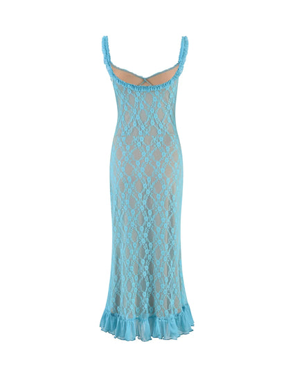 Noir Élancé Maxi Jurk