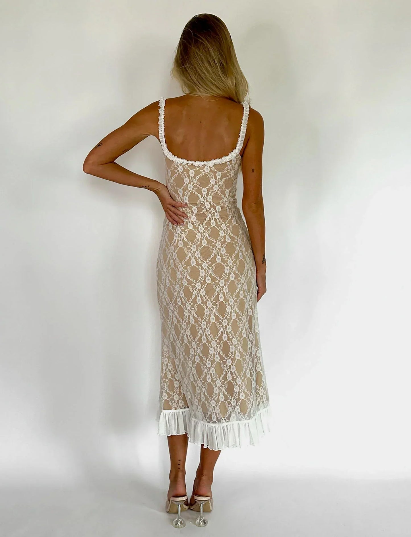 Noir Élancé Maxi Jurk
