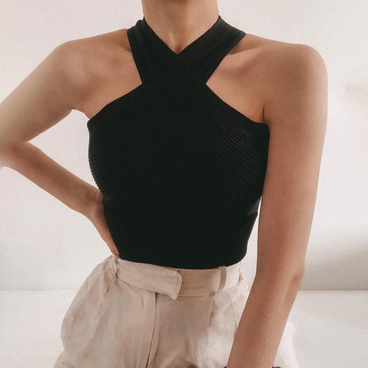 Soraya Zwarte Top
