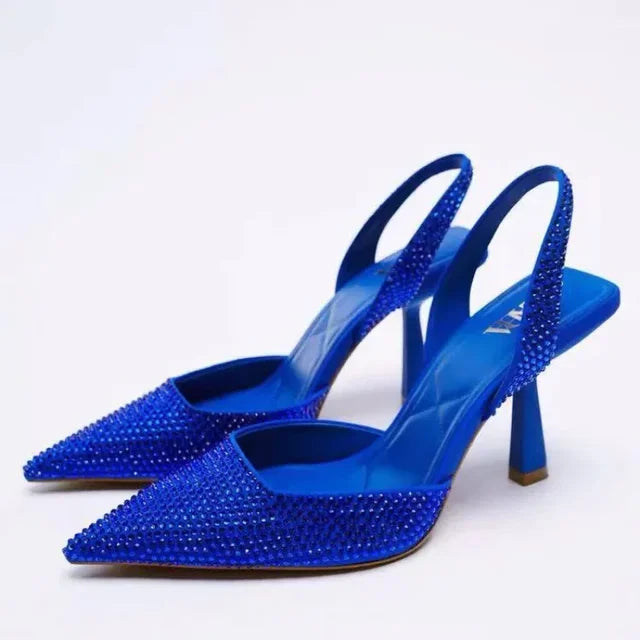 Solène Elegante Puntneus Sandalen met Hak