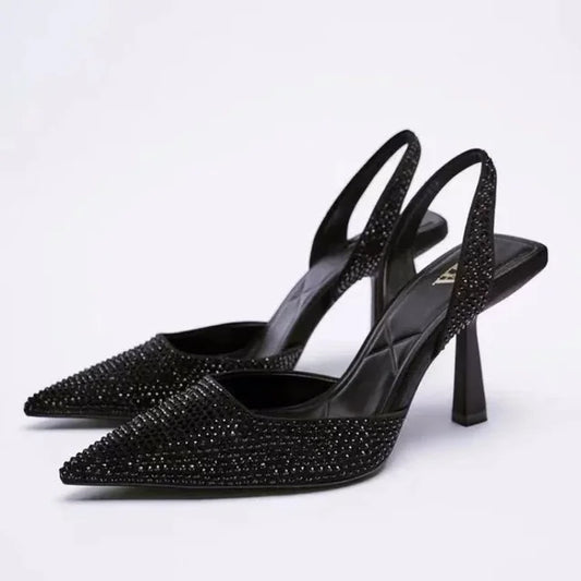 Solène Elegante Puntneus Sandalen met Hak