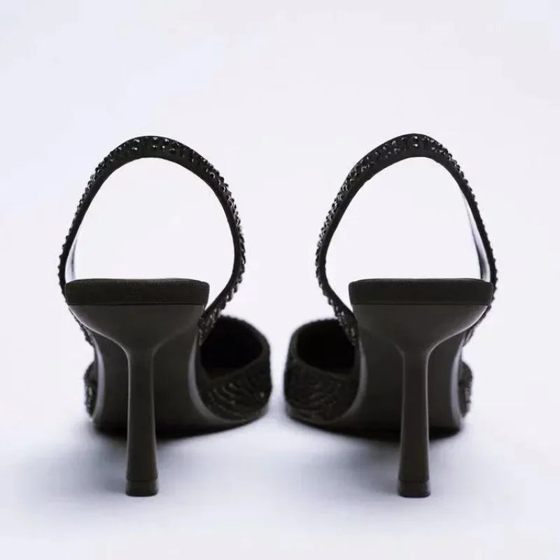 Solène Elegante Puntneus Sandalen met Hak