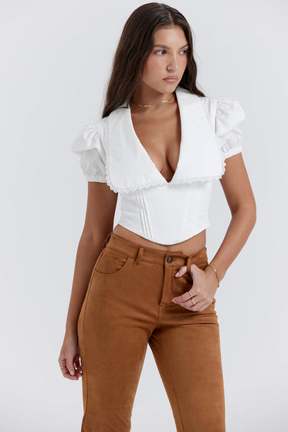Donna V-Hals Top