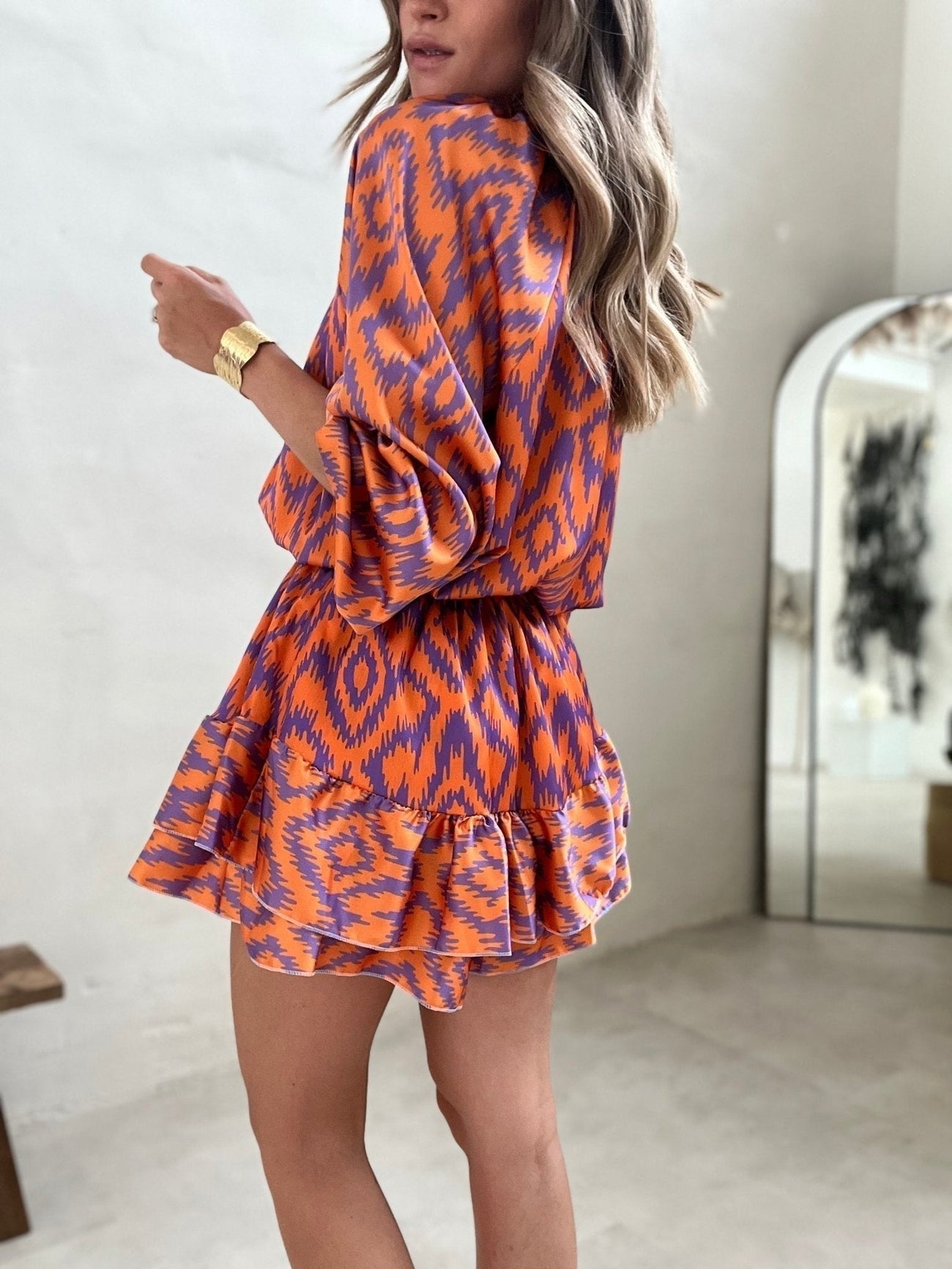 Zitta Boho Zomerjurk met Ruches