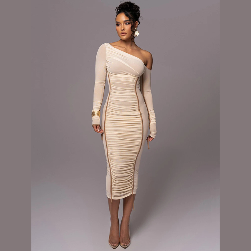 Nina Elegante Midi Jurk
