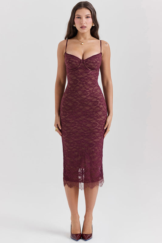 Jenna Bodycon Midi Jurk