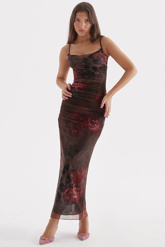 Jazlin Elegante Lange Jurk
