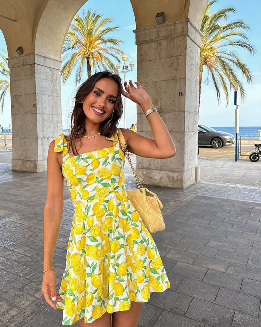 Liora Lemon Zomerjurk met Citroenprint