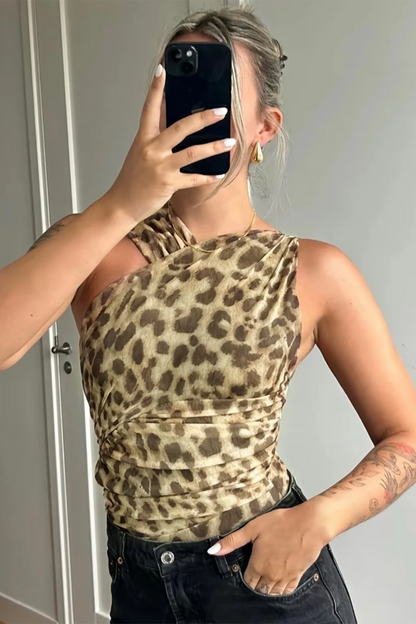 Luipaard Mesh Bodysuit
