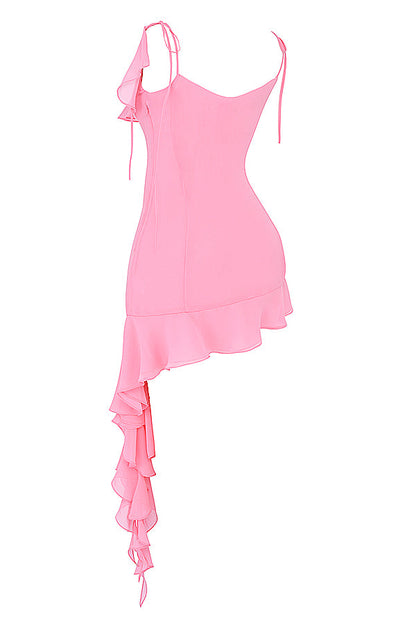 RiRi Mini Jurk met Ruches