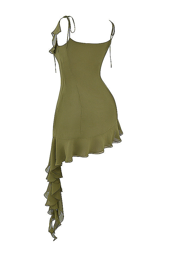 RiRi Mini Jurk met Ruches